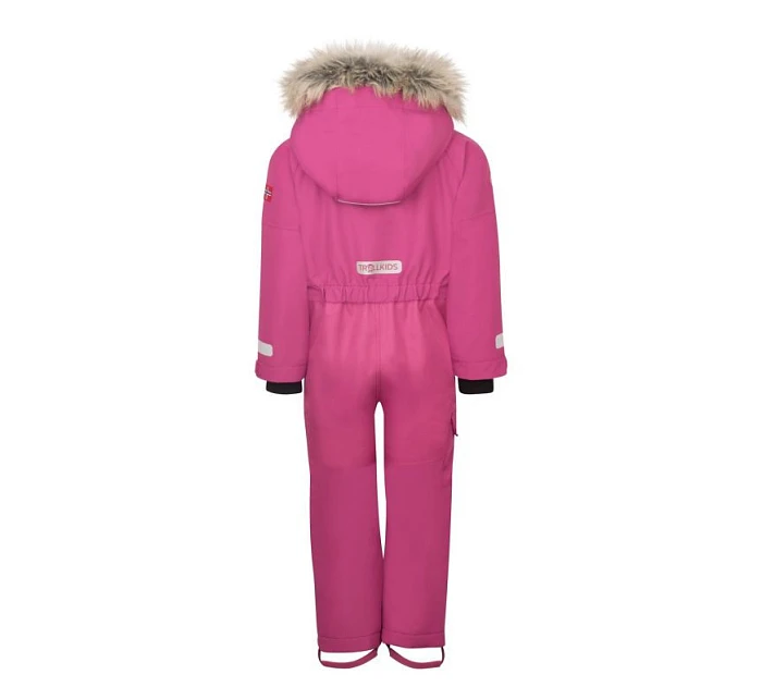 Trollkids Kids Kirkenes Snowsuit dívčí zimní oblek nepromokavý růžový (387-243) Trollkids Kids Kirkenes Snowsuit dívčí zimní oblek nepromokavý růžový (387-243)