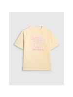 Dívčí tričko oversize s potiskem model 21907083 - 4F Dívčí tričko oversize s potiskem model 21907083 - 4F