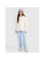 Dívčí volný fleece s kapucí model 21917508 - 4F Dívčí volný fleece s kapucí model 21917508 - 4F