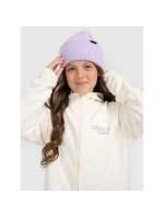 Dívčí volný fleece s kapucí model 21917508 - 4F Dívčí volný fleece s kapucí model 21917508 - 4F