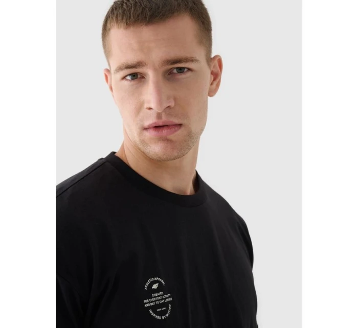 Oversize hladké unisex tričko 4F 4FRAW24TTSHU2672-20S Oversize hladké unisex tričko 4F 4FRAW24TTSHU2672-20S