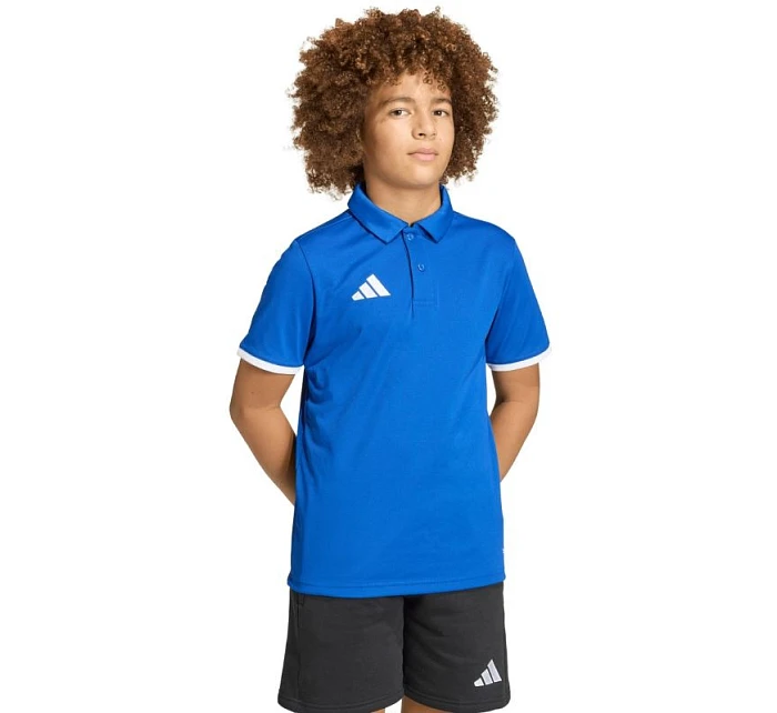 Dětské tričko adidas Entrada 26 Polo modré JZ6625 Dětské tričko adidas Entrada 26 Polo modré JZ6625