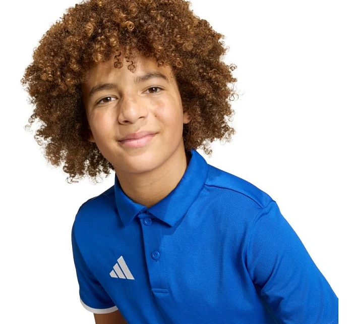 Dětské tričko adidas Entrada 26 Polo modré JZ6625 Dětské tričko adidas Entrada 26 Polo modré JZ6625
