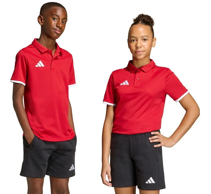 Dětské tričko adidas Entrada 26 Polo červené JZ6626 Dětské tričko adidas Entrada 26 Polo červené JZ6626
