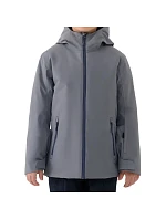 Chlapecká lyžařská bunda 4F M0820 tmavě šedá 4FJWAW25TTJAM0820 23S