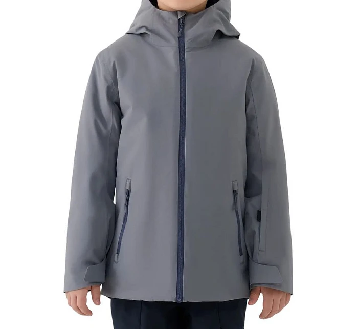 Chlapecká lyžařská bunda 4F M0820 tmavě šedá 4FJWAW25TTJAM0820 23S Chlapecká lyžařská bunda 4F M0820 tmavě šedá 4FJWAW25TTJAM0820 23S