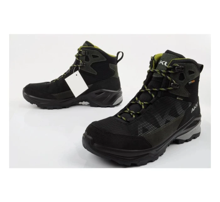 pánská trekingová sportovní obuv model 21917866 Goretex kožená černá - Aku pánská trekingová sportovní obuv model 21917866 Goretex kožená černá - Aku