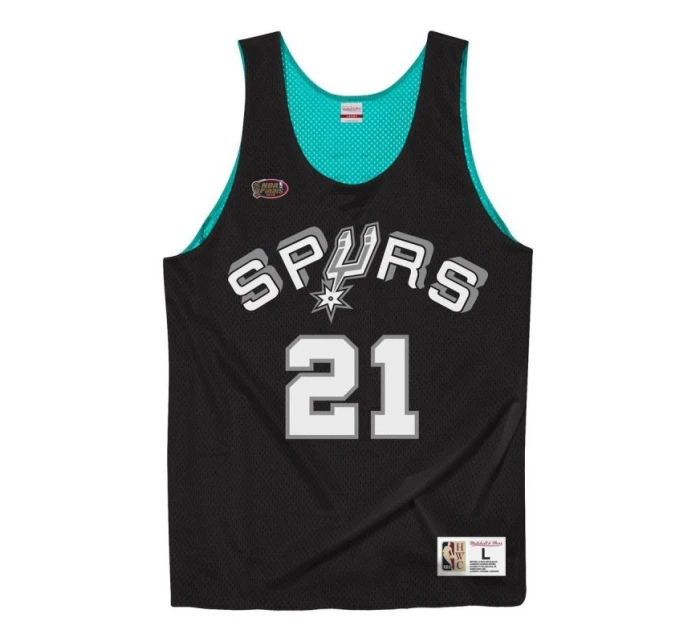 Mitchell & Ness Tílko San Antonio Spurs Tim Duncan pánské oboustranné tričko Mitchell & Ness Tílko San Antonio Spurs Tim Duncan pánské oboustranné tričko