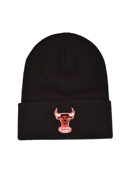 Zimní čepice Mitchell & Ness NBA Chicago Bulls - KTCFFH21HW017-CBUBLCK Zimní čepice Mitchell & Ness NBA Chicago Bulls - KTCFFH21HW017-CBUBLCK