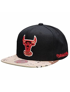Kšiltovka Mitchell & Ness NBA HWC Chicago Bulls Choco Camo - HHSS1101-CBUYYPPPBLCK