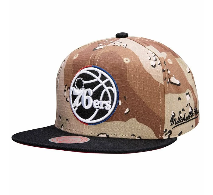 Kšiltovka Mitchell & Ness NBA Philadelphia 76ers Choco Camo - HHSS1101-P76YYPPPCAMO Kšiltovka Mitchell & Ness NBA Philadelphia 76ers Choco Camo - HHSS1101-P76YYPPPCAMO