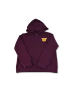 Dětská mikina Wood Wood Izzy AA Burgundy - 10235605-2424-Burgundy