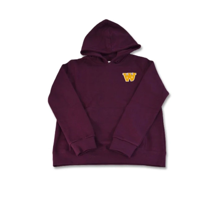 Dětská mikina Wood Wood Izzy AA Burgundy - 10235605-2424-Burgundy Dětská mikina Wood Wood Izzy AA Burgundy - 10235605-2424-Burgundy