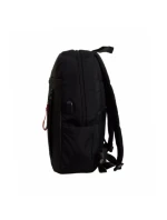 Aeronautica Militare Zaino černý městský batoh - AM-1553 Aeronautica Militare Zaino černý městský batoh - AM-1553
