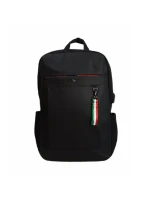 Aeronautica Militare Zaino černý městský batoh - AM-1553 Aeronautica Militare Zaino černý městský batoh - AM-1553
