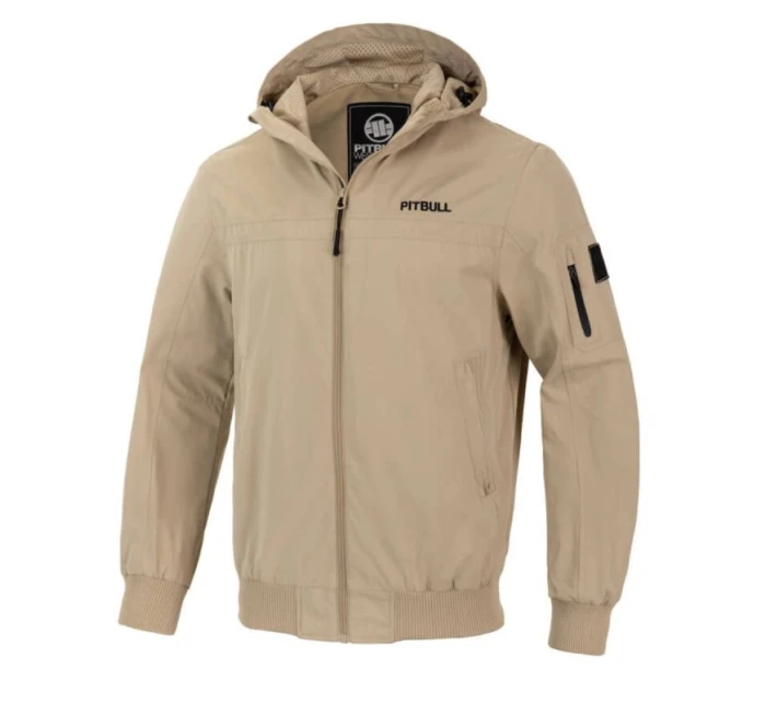 Pánská béžová bunda Pit Bull West Coast Longwood - 52401725 pánské Pánská béžová bunda Pit Bull West Coast Longwood - 52401725 pánské