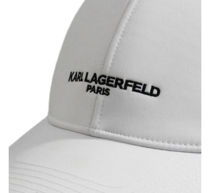 Kšiltovka Karl Lagerfeld Paris Beanie White - model 21932812 Kšiltovka Karl Lagerfeld Paris Beanie White - model 21932812
