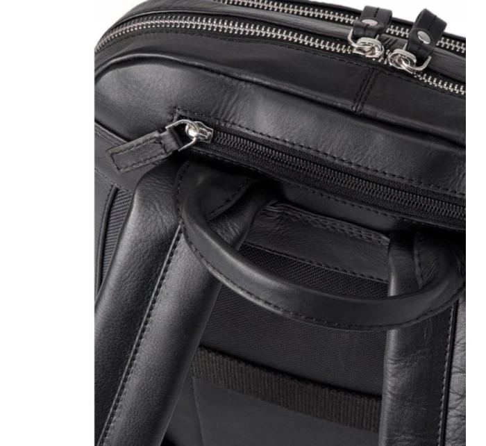 Pánský kožený batoh na notebook Royal Collection Black - model 21933132 Pánský kožený batoh na notebook Royal Collection Black - model 21933132