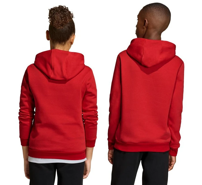 Dětská mikina adidas Entrada 26 Hoody červená JZ6568 Dětská mikina adidas Entrada 26 Hoody červená JZ6568