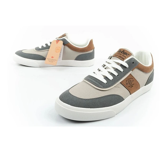 Lee Cooper sportovní boty pánské tenisky módní pohodlné odolné šedé Lee Cooper sportovní boty pánské tenisky módní pohodlné odolné šedé