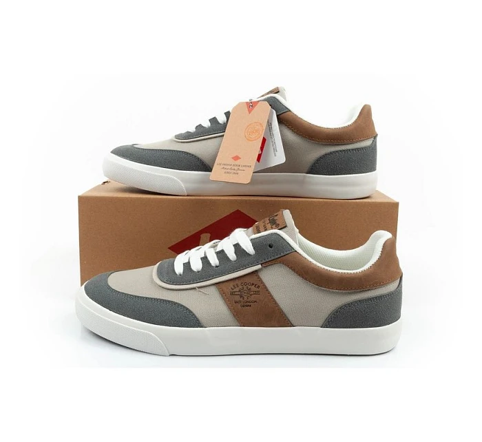 Lee Cooper sportovní boty pánské tenisky módní pohodlné odolné šedé Lee Cooper sportovní boty pánské tenisky módní pohodlné odolné šedé