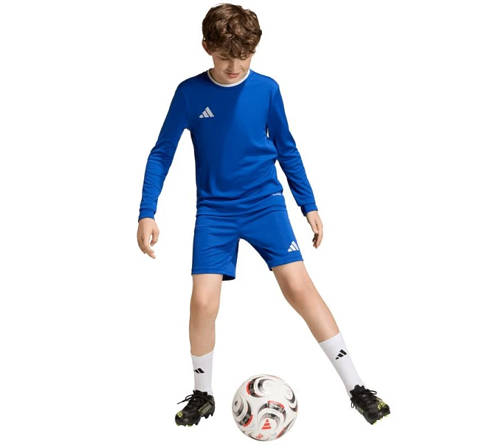 Adidas Entrada 26 dětské tričko s dlouhým rukávem modré KF5886 Adidas Entrada 26 dětské tričko s dlouhým rukávem modré KF5886