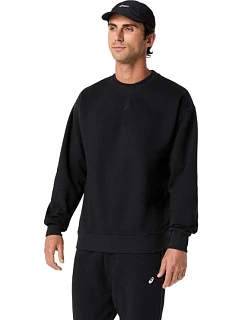 Mikina Asics Fleece Relaxed s kulatým výstřihem TOP