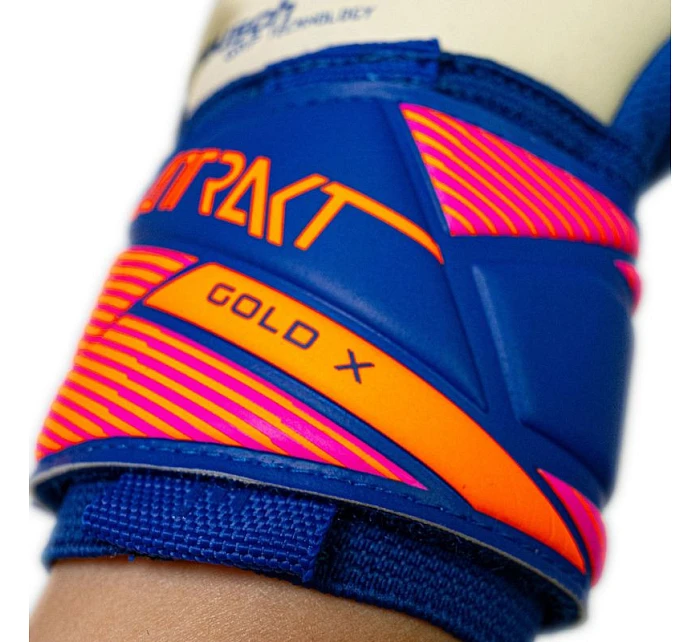 Reusch Attrakt Gold X NC brankářské rukavice modré 5670955 4126 Reusch Attrakt Gold X NC brankářské rukavice modré 5670955 4126