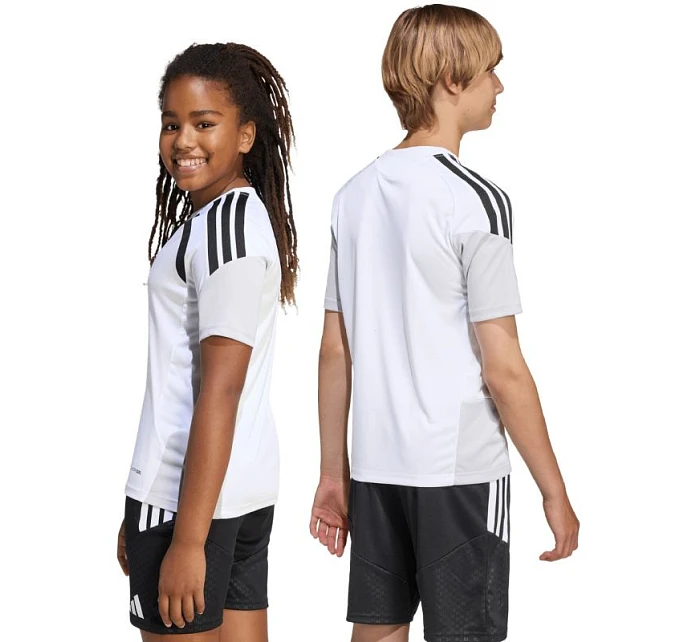 Dětský tréninkový dres adidas Tiro 26 Competition bílo-černý KA7603 Dětský tréninkový dres adidas Tiro 26 Competition bílo-černý KA7603