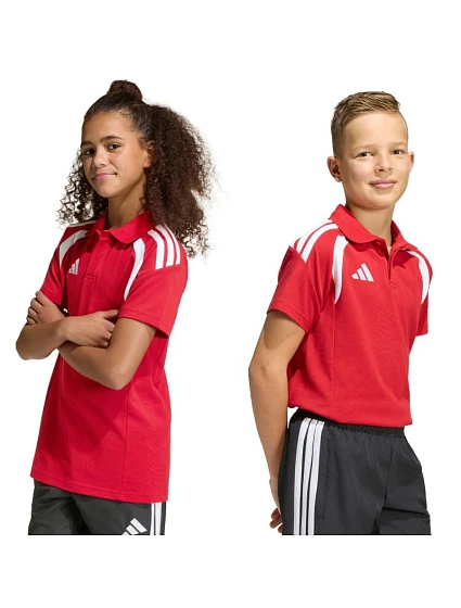 Dětské tričko adidas Tiro 26 League Polo červené KF3408 Dětské tričko adidas Tiro 26 League Polo červené KF3408