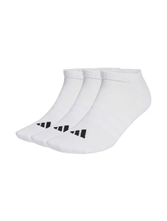 Adidas Cushioned Essentials Low Cut ponožky 3 páry bílé JZ0535