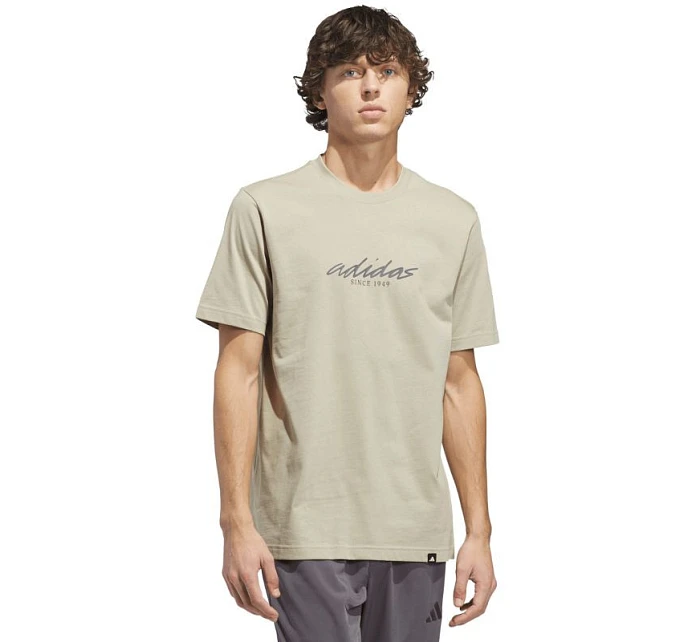 Pánské tričko adidas Color Connect Graphic T-shirt beige KE1315 pánské Pánské tričko adidas Color Connect Graphic T-shirt beige KE1315 pánské