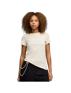 Dámské tričko Puma ESS Script Tee beige 691760 87