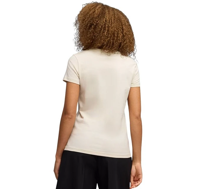 Dámské tričko Puma ESS Script Tee beige 691760 87 Dámské tričko Puma ESS Script Tee beige 691760 87