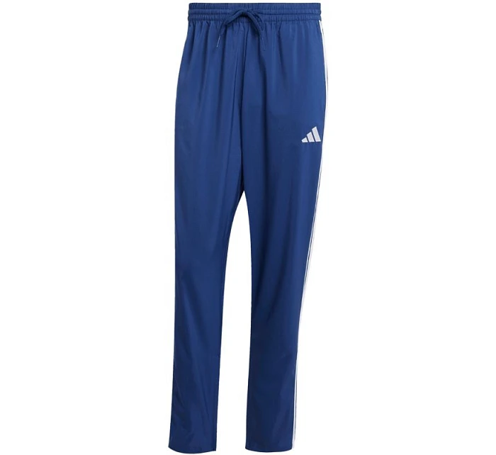 Pánské kalhoty adidas Essentials 3-Stripes Stanford Open Hem modré JE6400 Pánské kalhoty adidas Essentials 3-Stripes Stanford Open Hem modré JE6400