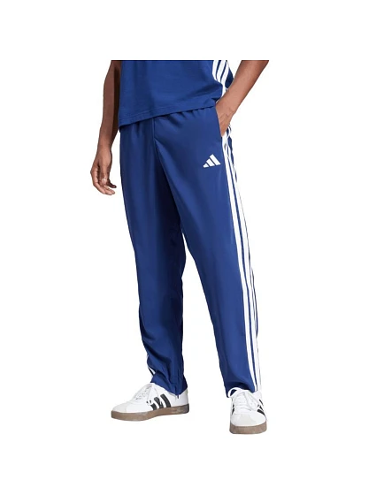 Pánské kalhoty adidas Essentials 3-Stripes Stanford Open Hem modré JE6400 Pánské kalhoty adidas Essentials 3-Stripes Stanford Open Hem modré JE6400