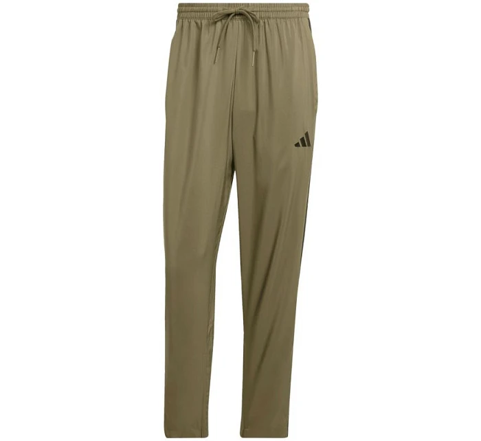 Pánské kalhoty adidas Essentials 3-Stripes Stanford Open Hem olivová JE6401 Pánské kalhoty adidas Essentials 3-Stripes Stanford Open Hem olivová JE6401