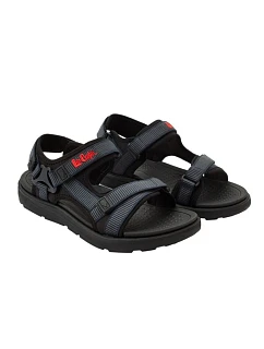 Lee Cooper pánské boty na suchý zip sandály na letní pláž světle modré černé