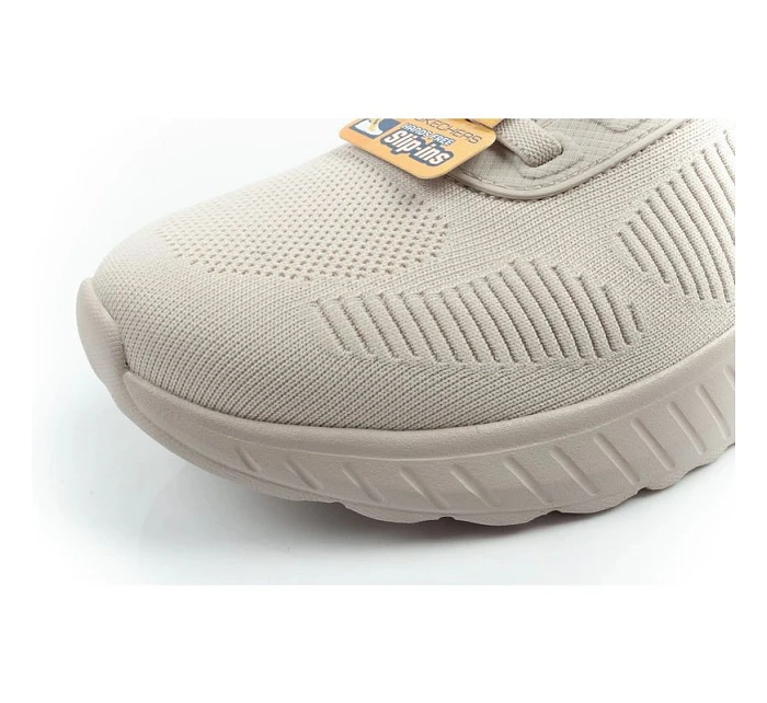 Pánská sportovní obuv Skechers Bobs Squad Chaos SLIP-INS ecru Pánská sportovní obuv Skechers Bobs Squad Chaos SLIP-INS ecru