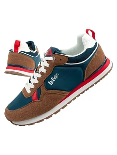 Lee Cooper sportovní obuv pánské tenisky módní pohodlné odolné tmavě modré hnědé