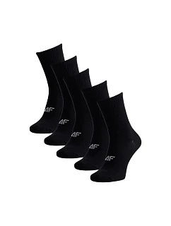 Pánské ponožky 4F M481 5pak deep black 4FWMM00USOCM481 20S