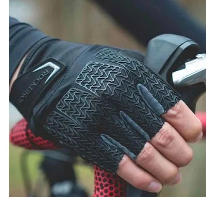 Rockbros S169BGR S cyklistické rukavice s gelovými polštářky - šedé Rockbros S169BGR S cyklistické rukavice s gelovými polštářky - šedé