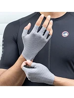 cyklistické rukavice krátké velikost: XL šedé model 22083507 - Rockbros