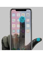 Prodyšné cyklistické rukavice Rockbros, plné, velikost: L - zelené