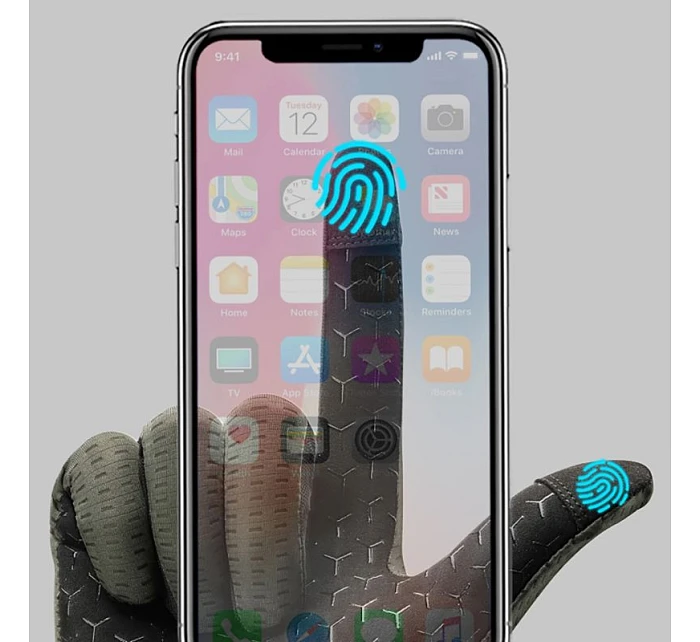 cyklistické rukavice velikost: XL zelené model 22083517 - Rockbros cyklistické rukavice velikost: XL zelené model 22083517 - Rockbros