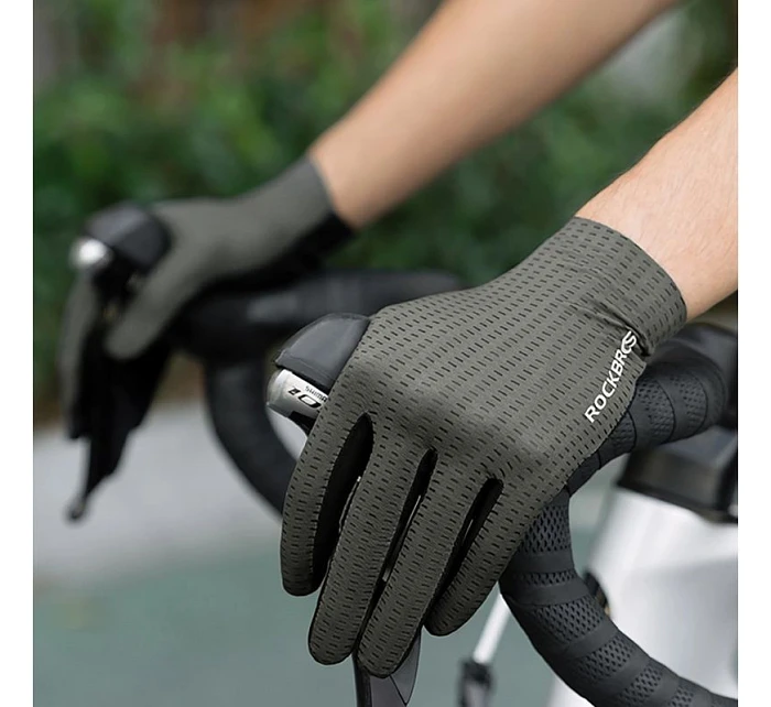 cyklistické rukavice velikost: XL zelené model 22083517 - Rockbros cyklistické rukavice velikost: XL zelené model 22083517 - Rockbros