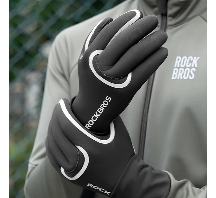 Cyklistické rukavice velikost: XXL černé model 22083574 - Rockbros Cyklistické rukavice velikost: XXL černé model 22083574 - Rockbros