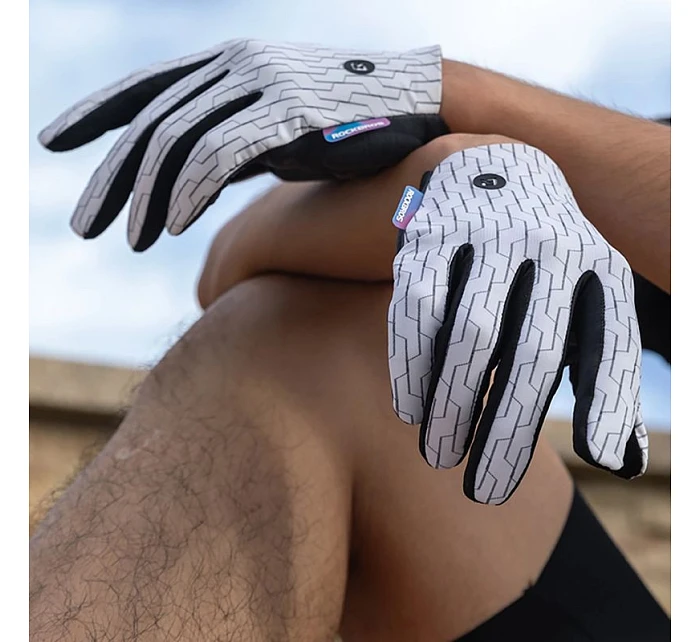 sportovní rukavice pro velikost M bíločerné model 22083594 - Rockbros sportovní rukavice pro velikost M bíločerné model 22083594 - Rockbros