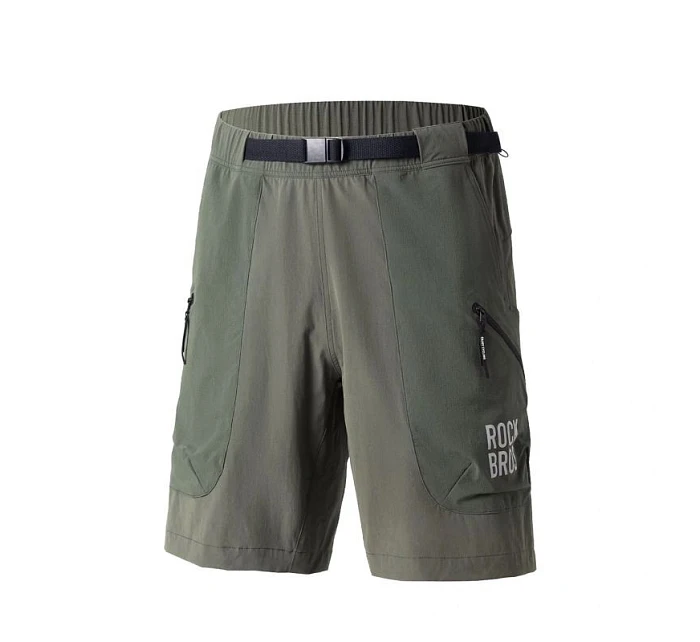 Rockbros šortky YDDK015 s páskem velikost XL - zelené Rockbros šortky YDDK015 s páskem velikost XL - zelené