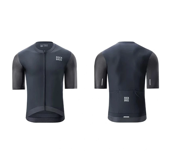 Cyklistický dres model 22114067 krátký rukáv velikost S černý - Rockbros Cyklistický dres model 22114067 krátký rukáv velikost S černý - Rockbros